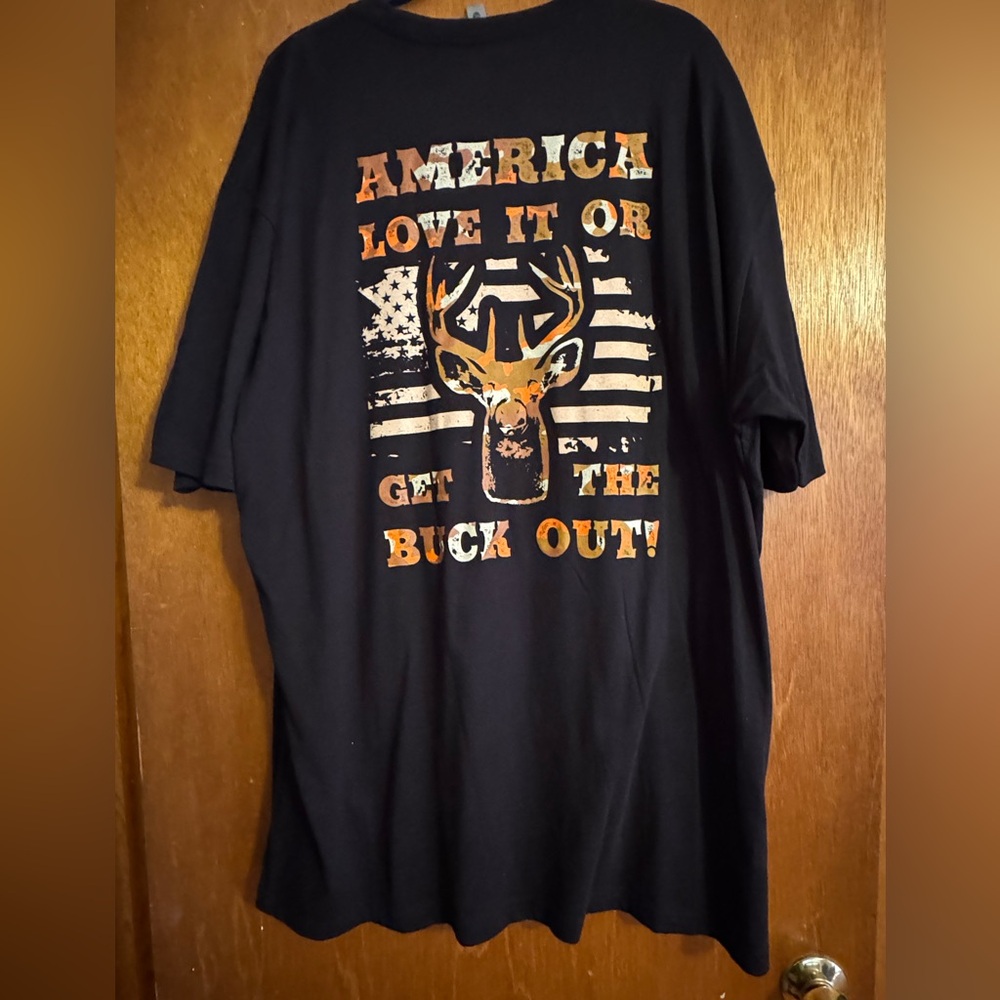 Men Big And Tall Black Graphic Men's T-Shirt 3 XL.